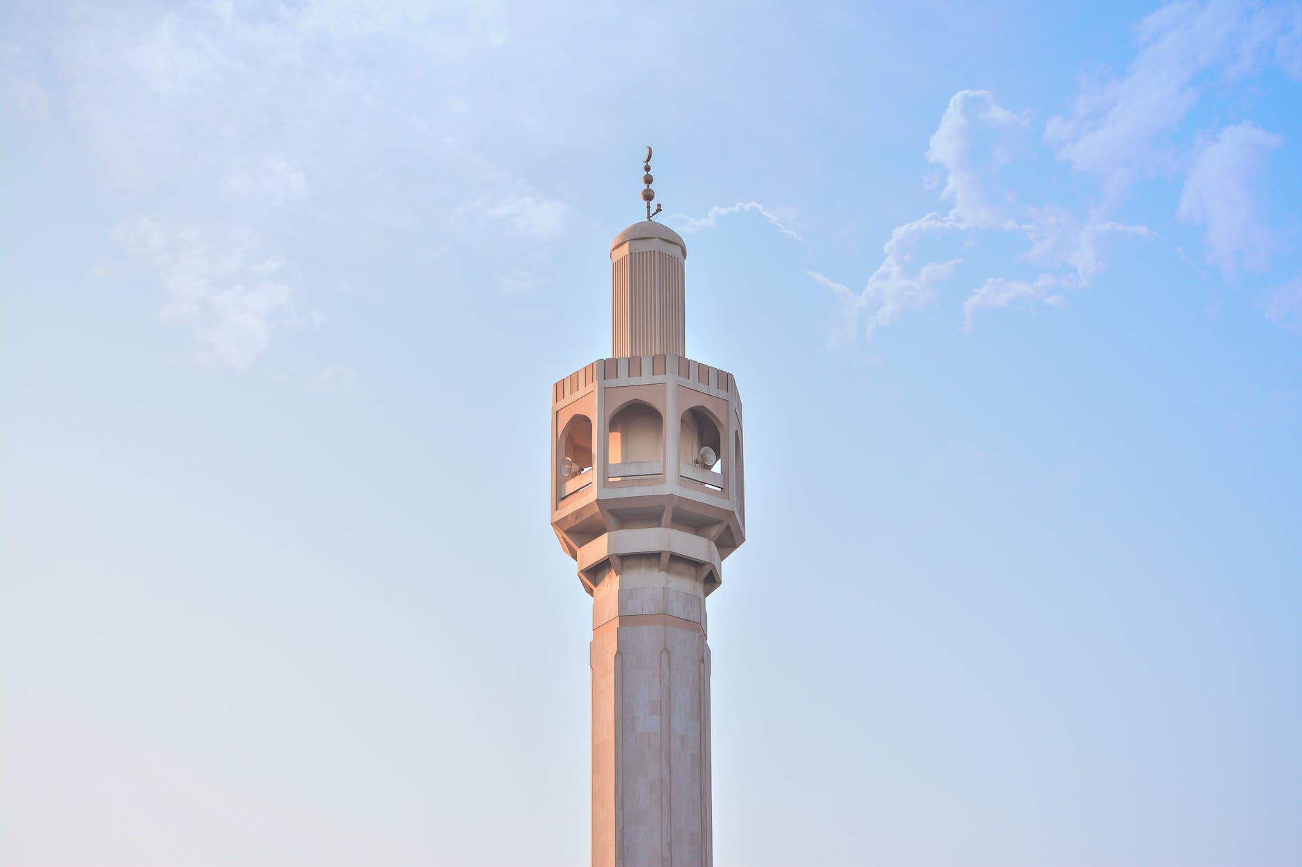 low angle photography of brown concrete tower